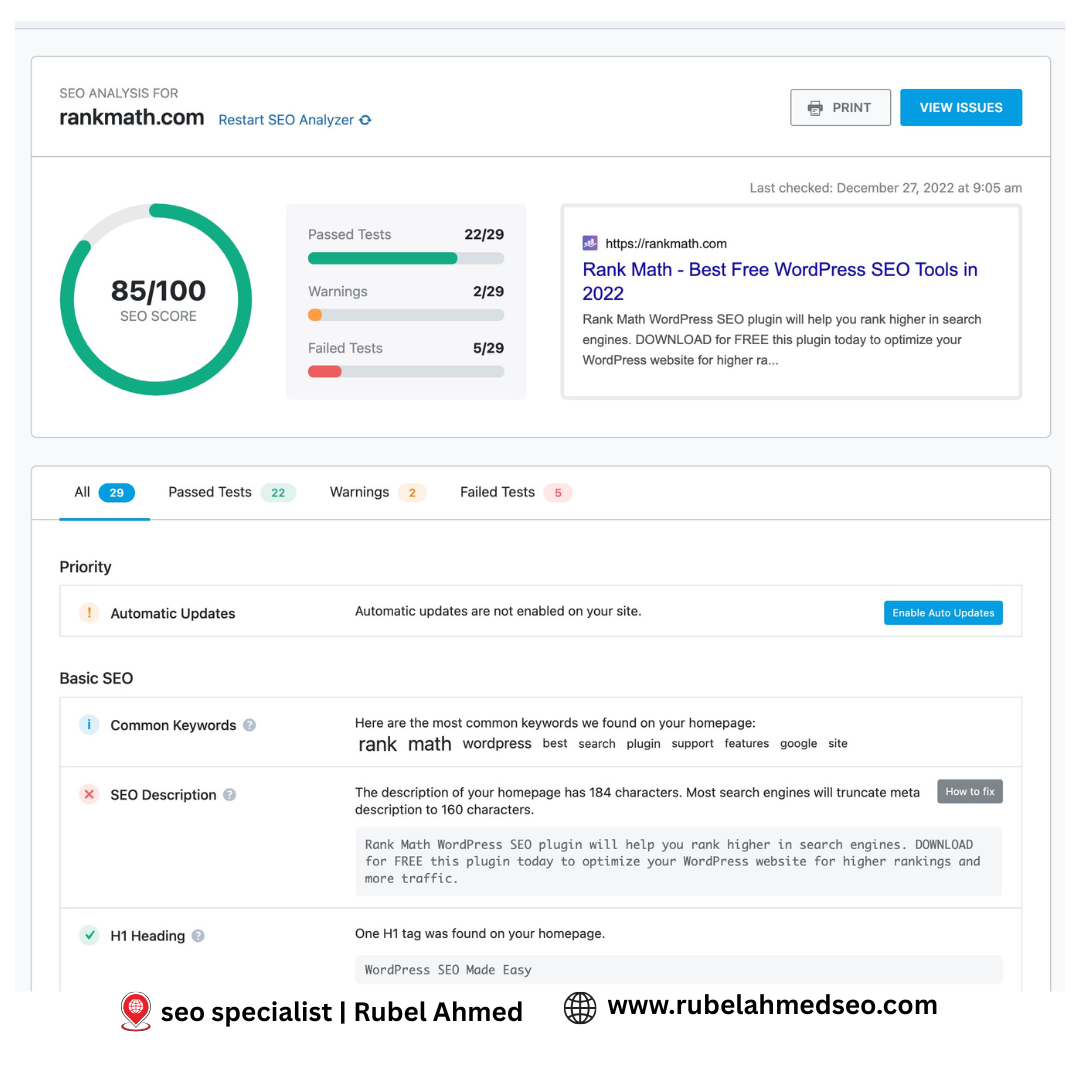 A Professional SEO Expert Protfolio