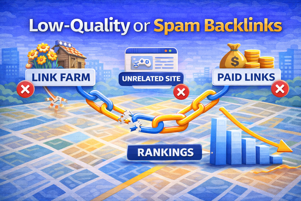 Low-Quality or Spam Backlinks