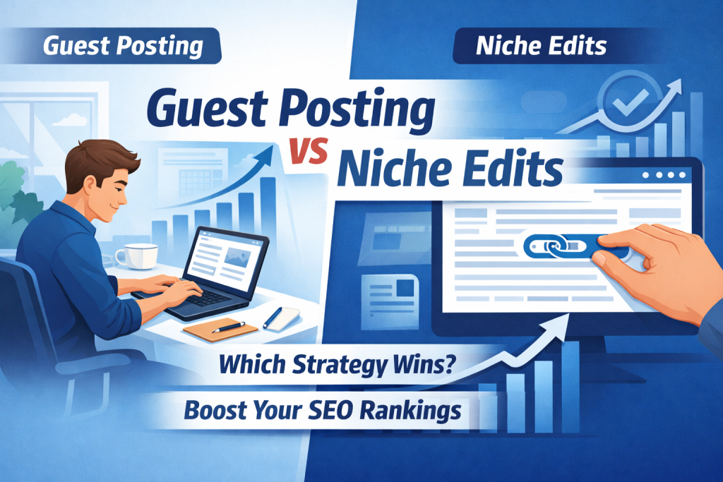 Guest Posting vs Niche Edits: Which Link Building Strategy is Better?