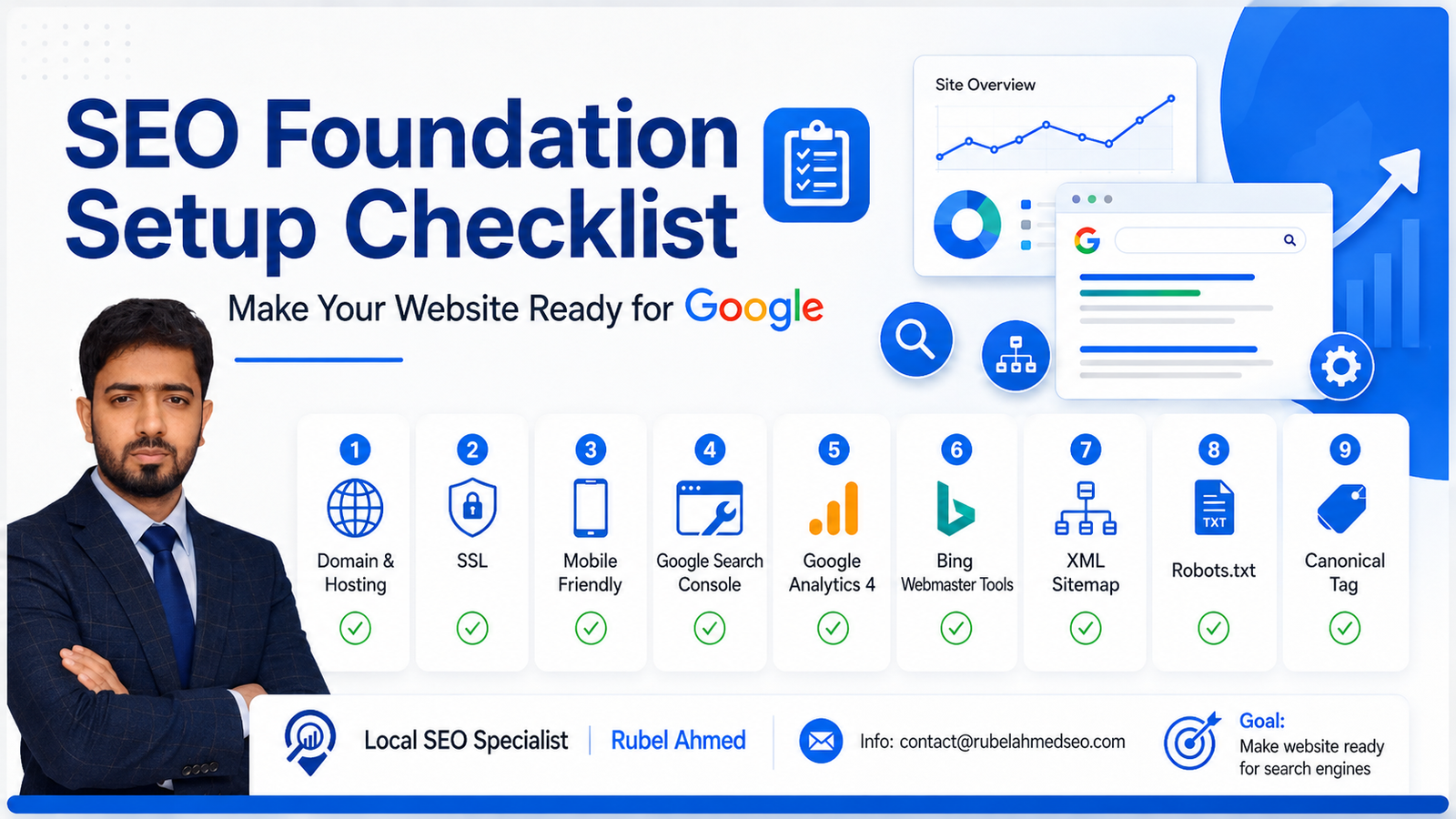 #LocalSEO #SEO #GoogleSearch #TechnicalSEO #SearchConsole #SmallBusinessSEO #WebsiteSEO #DigitalMarketing #RubelAhmed