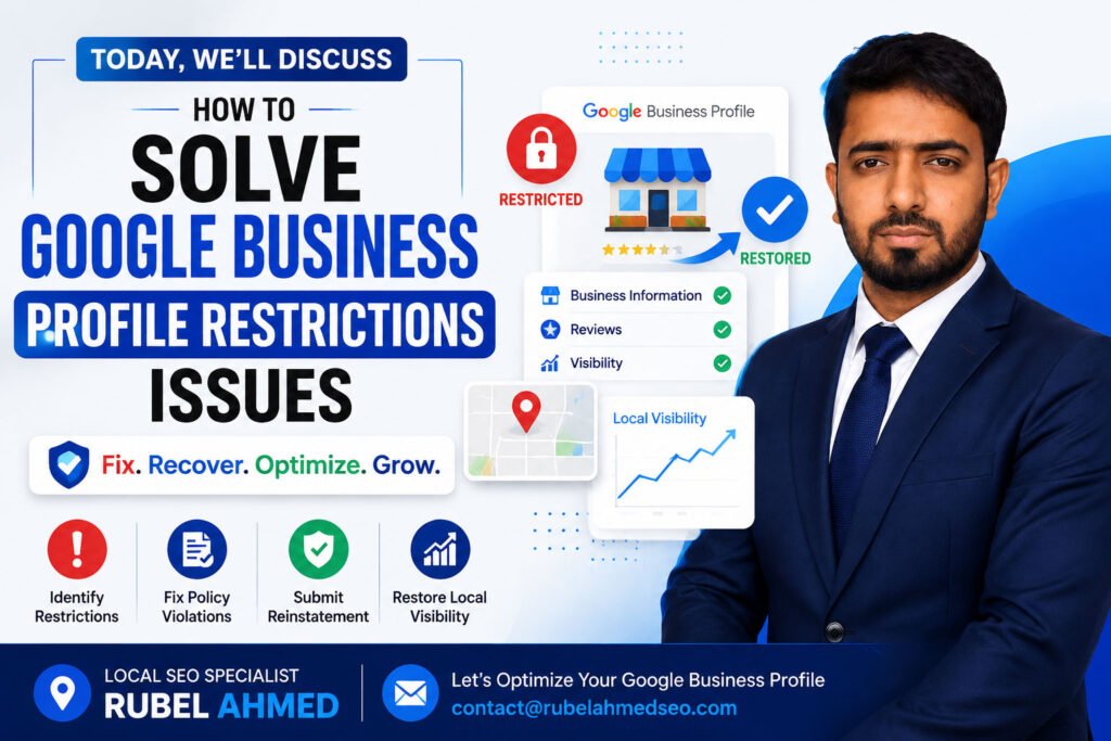 #LocalSEO #LocalSEOExpert #GoogleBusinessProfile #GoogleMapsSEO #LocalMarketing #SEO2026 #ChatGPTSearch #RubelAhmedSEO