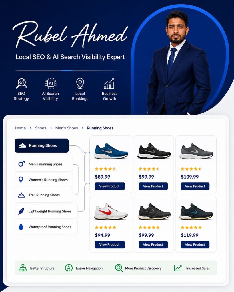 #CategoryPageSEO #CategorySEO #CategoryPageSEOServices #EcommerceSEO #EcommerceSEOServices #EcommerceCategorySEO #CategoryPageOptimization #CategoryOptimization #ShopifySEO #ShopifyCollectionSEO #WooCommerceSEO #WooCommerceCategorySEO #KeywordResearch #SearchIntent #InternalLinking #FacetedNavigation #TechnicalSEO #OnPageSEO #CoreWebVitals #PageSpeedOptimization #EcommerceMarketing #ProductDiscovery #OrganicTraffic #SearchVisibility #SEOExpert #SEOConsultant #AISEO #AEO #AISearchVisibility #RubelAhmedSEO