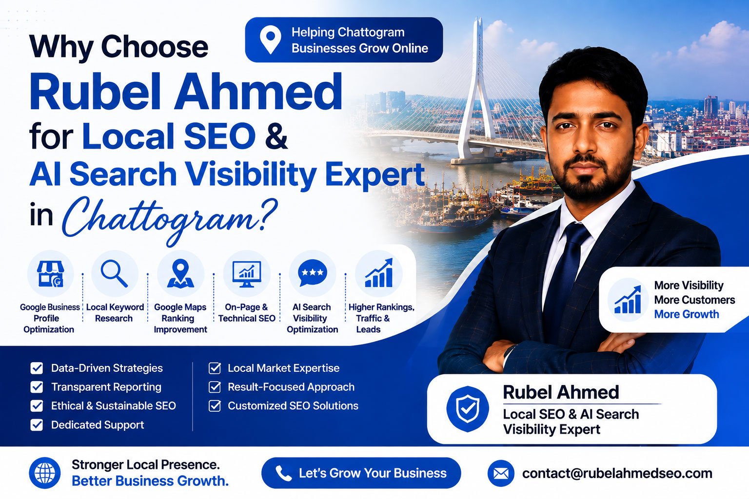 #LocalSEO #LocalSEOExpert #LocalSEOChattogram #ChattogramBusiness #ChattogramSEO #SEOExpert #SEOSpecialist #AISearchVisibility #AISEO #GoogleMapsSEO #GoogleBusinessProfile #GBPOptimization #LocalSearchOptimization #SearchEngineOptimization #SEOConsultant #DigitalMarketingChattogram #SmallBusinessSEO #LocalBusinessMarketing #OnlineVisibility #GoogleRanking #GoogleSearch #GoogleMapsMarketing #OnPageSEO #TechnicalSEO #KeywordResearch #ContentSEO #SEOForSmallBusiness #BusinessGrowth #DigitalMarketingExpert #BangladeshSEO #SEOAgencyBangladesh #RubelAhmed #RubelAhmedSEO #LocalSEOAndAIVisibility #GrowYourBusiness #MoreVisibilityMoreCustomers #SearchVisibility #FutureOfSearch #AEO #GEO #AIOptimization #LocalMarketing #BusinessGrowthStrategy #ChattogramDigitalMarketing #SEOStrategy #OrganicTraffic #CustomerGrowth #OnlineMarketing #GoogleRankingExpert